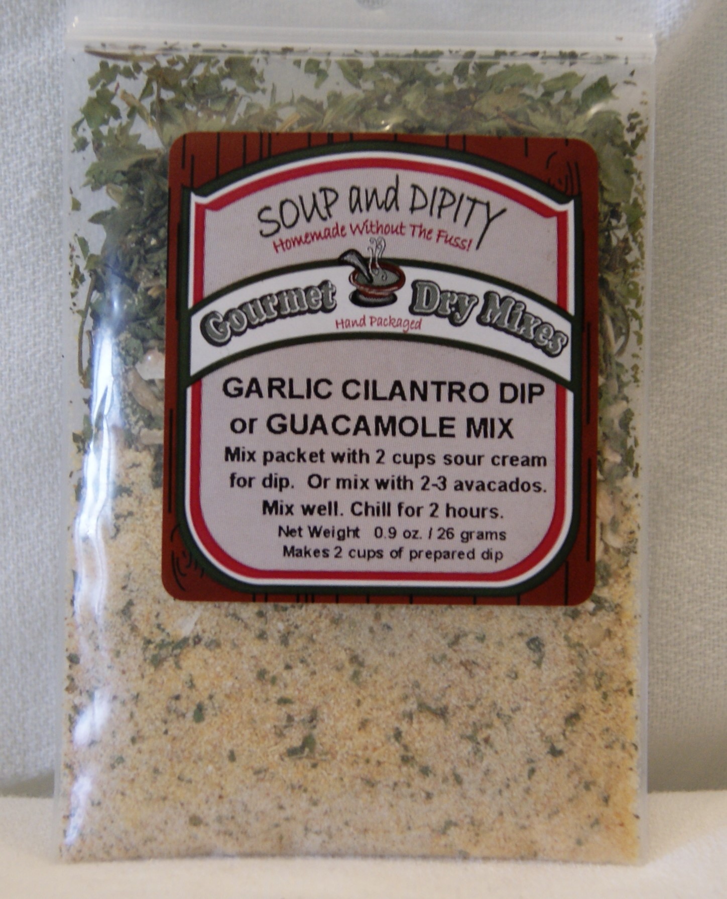 Garlic Cilantro Dip / Guacamole Mix