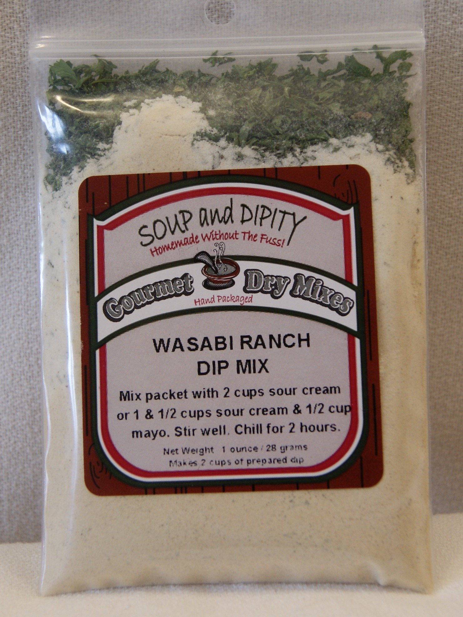 Wasabi Ranch Dip Mix